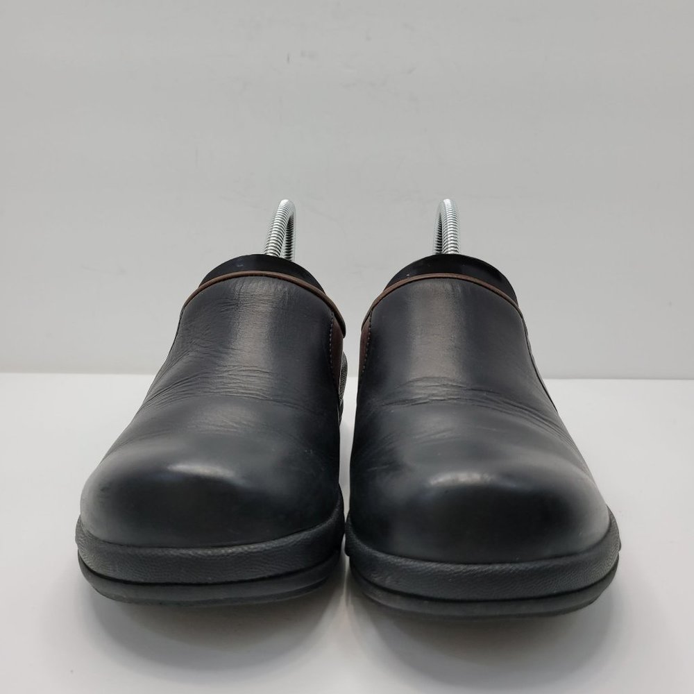 Dansko Clog Women's Leather Slip On Black Brown 4041-020200 US 10 EU 41 - Picture 3 of 8